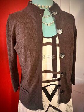✨ Banana Republic Dress + Sweater Set | WHBM Necklace ✨